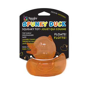 Spunky pup duck - squeaky toy, medium