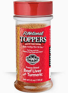 Northwest naturals 4.5oz beef liver with turmeric freeze dried topper