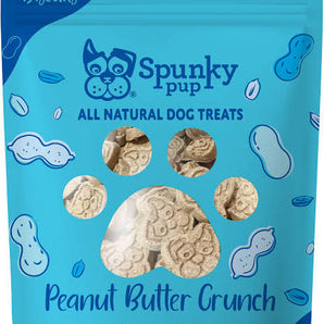 Spunky pup peanut butter crunch, crunchy biscuit treats, 10oz