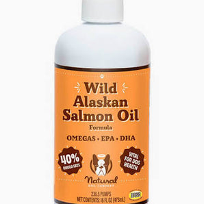 Natural dog company 16oz wild alaskan salmon oil dog supplement