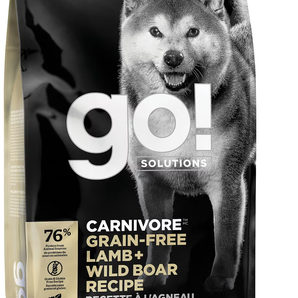 Go! Carnivore Grain Free 22lb Lamb, Wild Boar