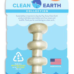 Spunky pup clean earth recycled chew toy, stick