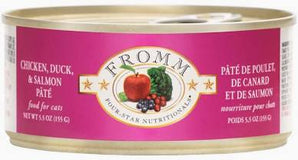 Fromm 5.5oz Cat Chicken, Duck & Salmon Pate