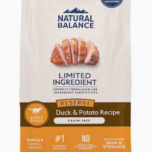 Natural Balance limited ingredient diet sweet potato duck 12lb dog food