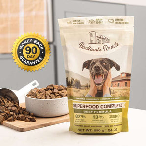 Badlands Ranch Superfood Complete Air-Dried Beef Formula for Dogs 11oz