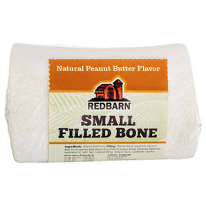 RedBarn Small Filled Bone Natural Peanut Butter Flavor