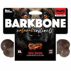 Pet Qwerks BarkBone Natural Instincts Zombie Bacon-Infused Nylon Dog Chew XL