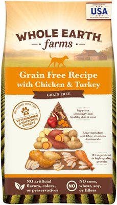 Whole Earth Grain Free Chicken & Turkey 4lb