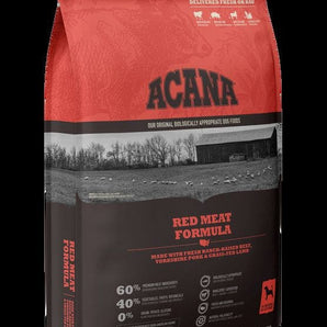 Acana 11.5lb grain free red meat dog food