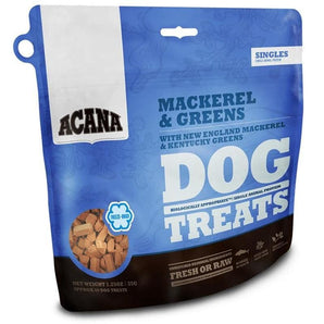 Acana freeze dried 3.25oz mackerel greens dog treats