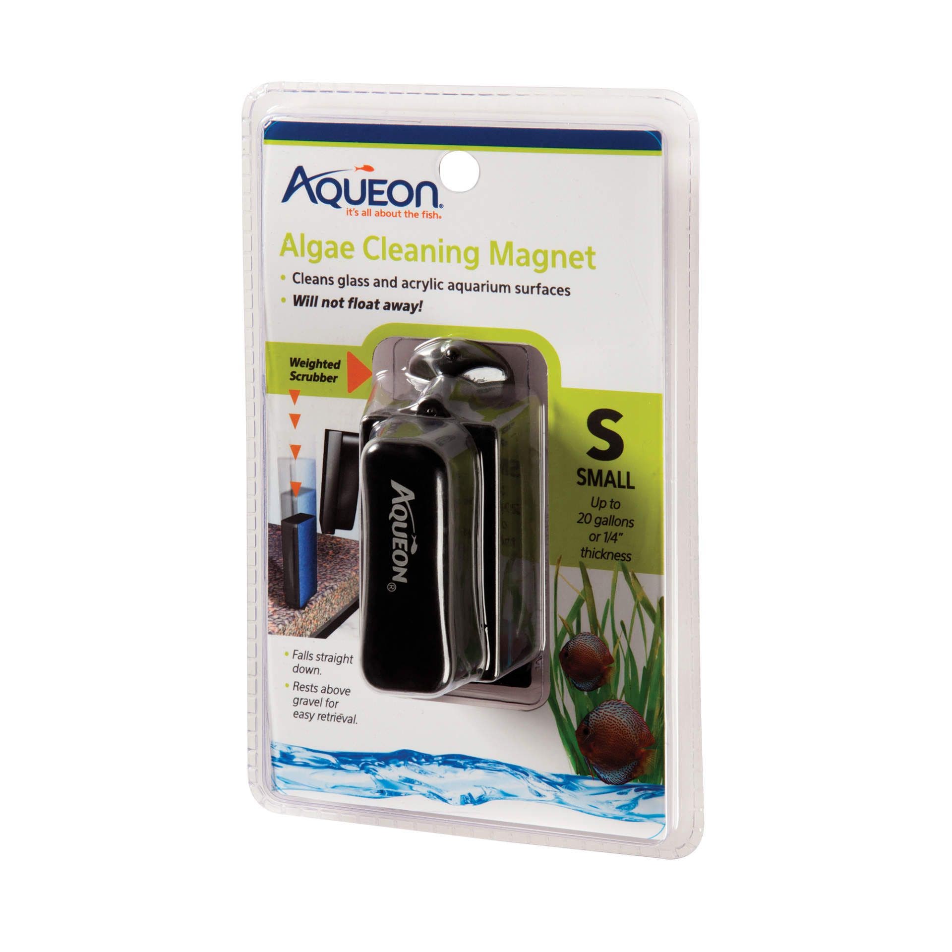 Aqueon algae cleaning magnet small fish