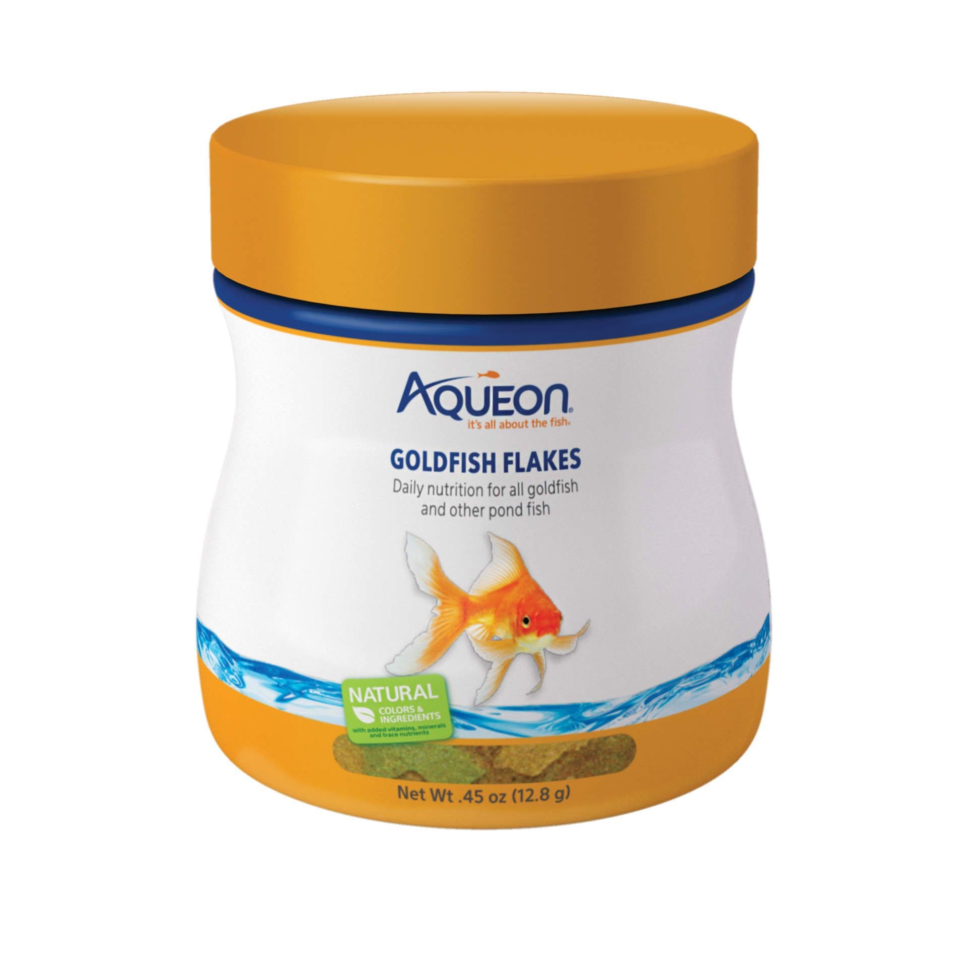 Aqueon goldfish flakes .45oz fish