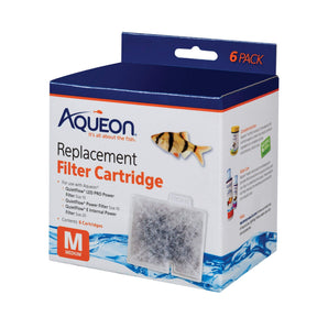 Aqueon medium cartridge 6 pack fish