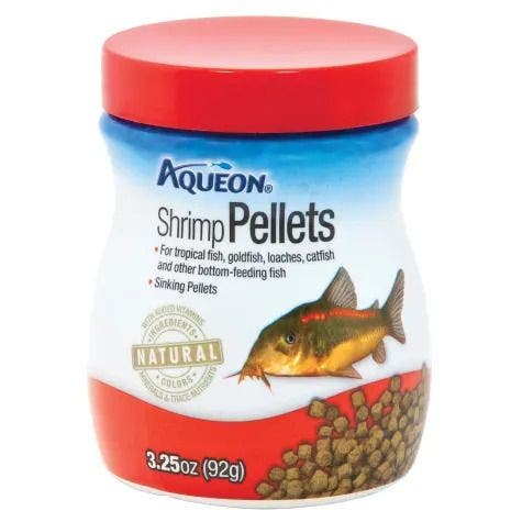 Aqueon shrimp pellets 3.25oz fish