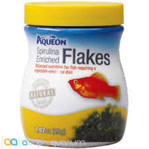 Aqueon spirulina flake 1.02oz fish