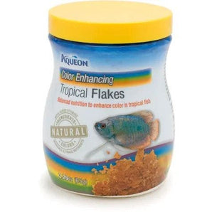 Aqueon tropical color flakes 2.29oz fish