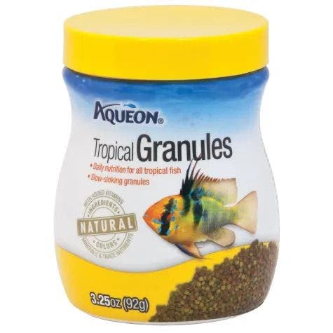 Aqueon tropical granules 3.25oz fish