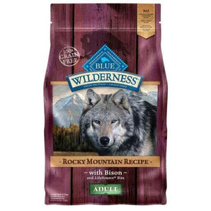 Blue Buffalo Blu 4lb Rocky Mountain Recipe Bison Dog Food