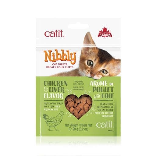 Catit Nibbly 3.2oz Chicken Liver Treats