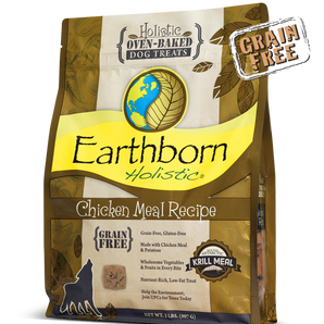 Earthborn Holistic 14oz chicken biscuits dog treats