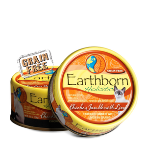 Earthborn Holistic 5.5oz chicken jumble liver cat food