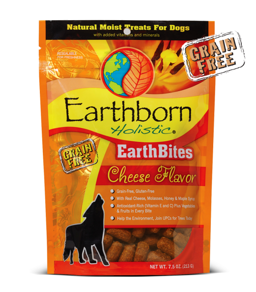 Earthborn Holistic earthbites 7.5oz cheese dog treats