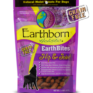 Earthborn Holistic earthbites 7.5oz hip and joint dog treats