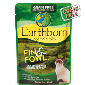 Earthborn Holistic 3oz fin and fowl cat food