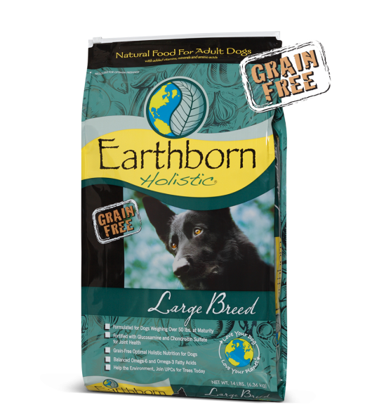 Earthborn Holistic 28lb large breed dog food