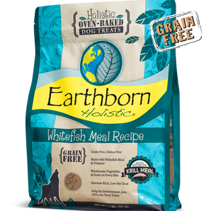 Earthborn Holistic 14oz whitefish biscuits dog treats