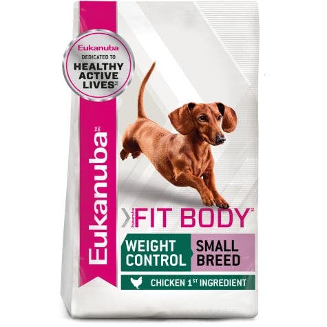 Eukanuba Fit Body Weight Control Small Breed Dry Dog Food, 4 lb