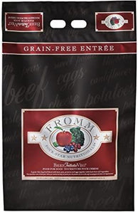 Fromm 4lb Grain Free Beef Frittata Vegetable Dog Food