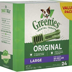 Greenies Large Dental Chews 36oz Tub