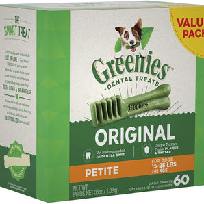 Greenies Petite Dental Chews 36oz Tub
