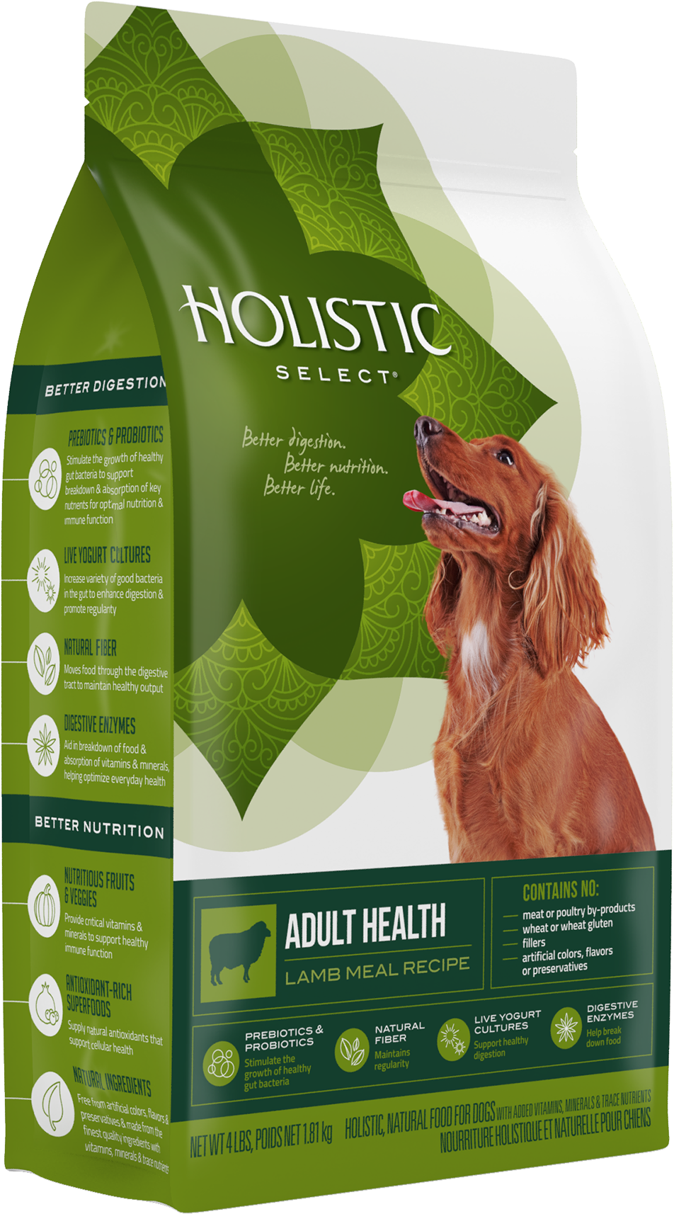 Holistic Select 4lb Lamb Meal Dog Food