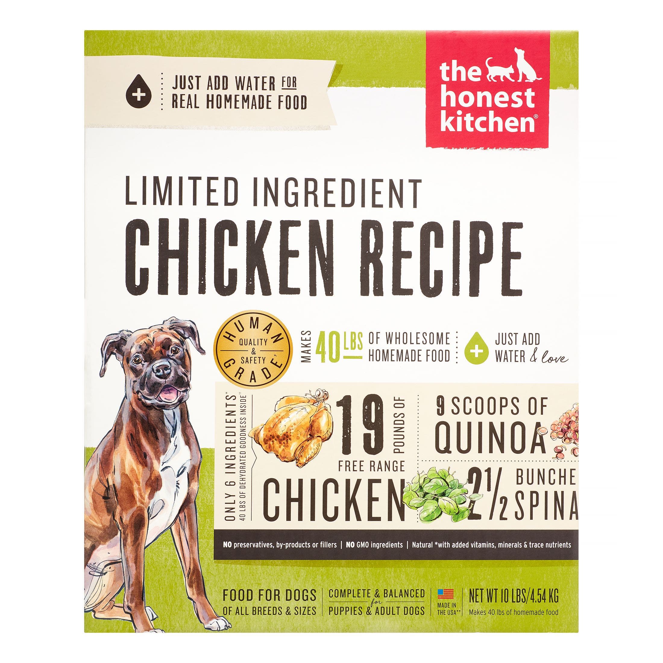 Honest Kitchen 10lb Chicken Quinoa
