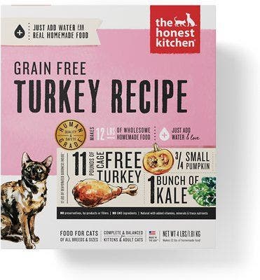 Honest Kitchen Cat 2lb Grain Free Turkey