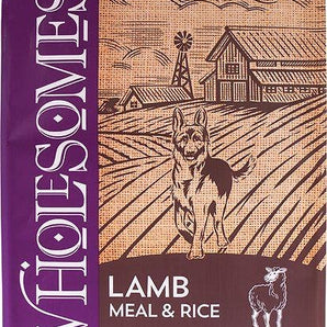 Wholesome 40lb lamb rice dog food