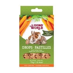 Living World small animal carrot drops 2.6oz