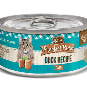 Merrick 5.5oz purrfect bistro duck pate