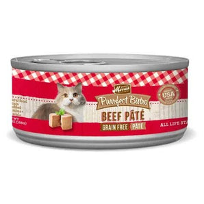 Merrick 5.5oz purrfect bistro beef pate