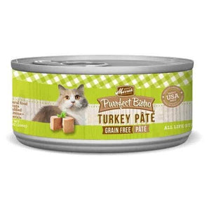 Merrick 5.5oz purrfect bistro turkey pate
