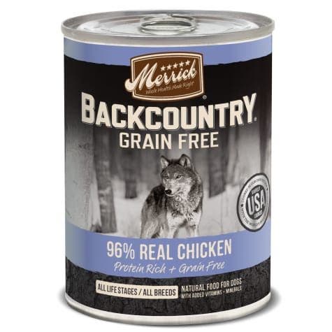 Merrick backcountry 12.7oz grain free chicken
