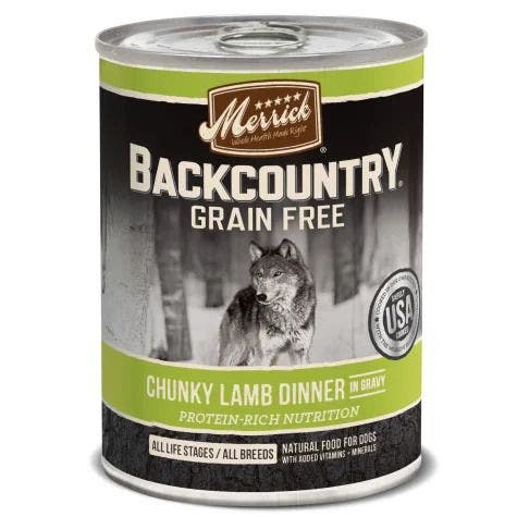 Merrick backcountry 12.7oz chunks lamb