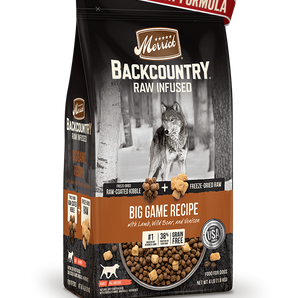 Merrick backcountry grain free big game recipe 20lb
