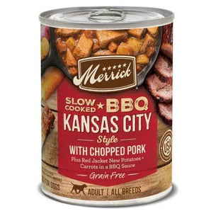 Merrick grain free bbq kansas city pork 12.7oz