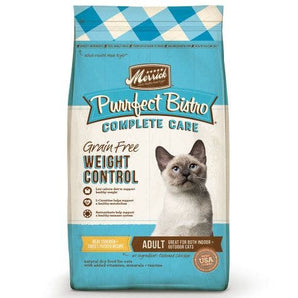 Merrick grain free 4lb purrfect bistro healthly weight