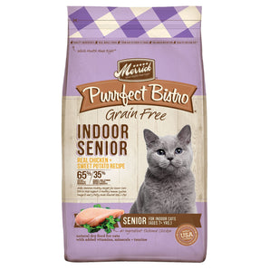 Merrick grain free 4lb purrfect bistro senior