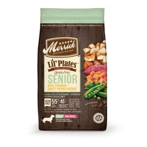 Merrick 4lb grain free lil plate senior chicken
