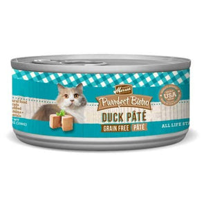 Merrick 3oz purrfect bistro duck pate